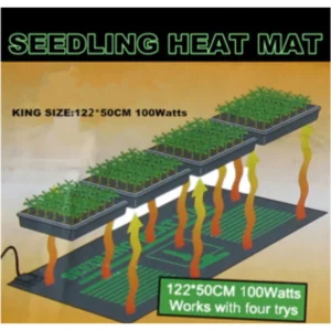 Stor värmeplatta för växthus 50x120cm – 100Watt
