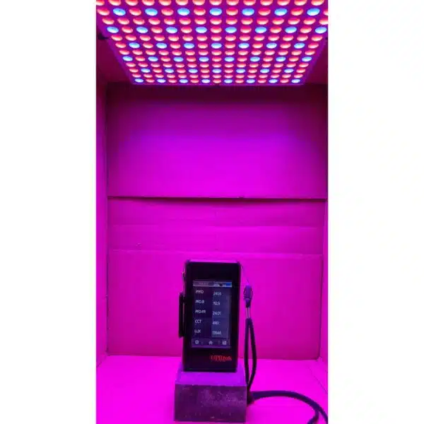 Grolys test - pink lys