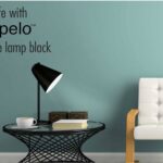 sort capelo bordlampe