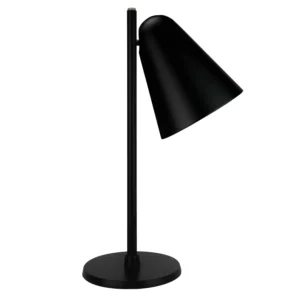 Capelo Black table lamp made of recycled metal | LED grow light