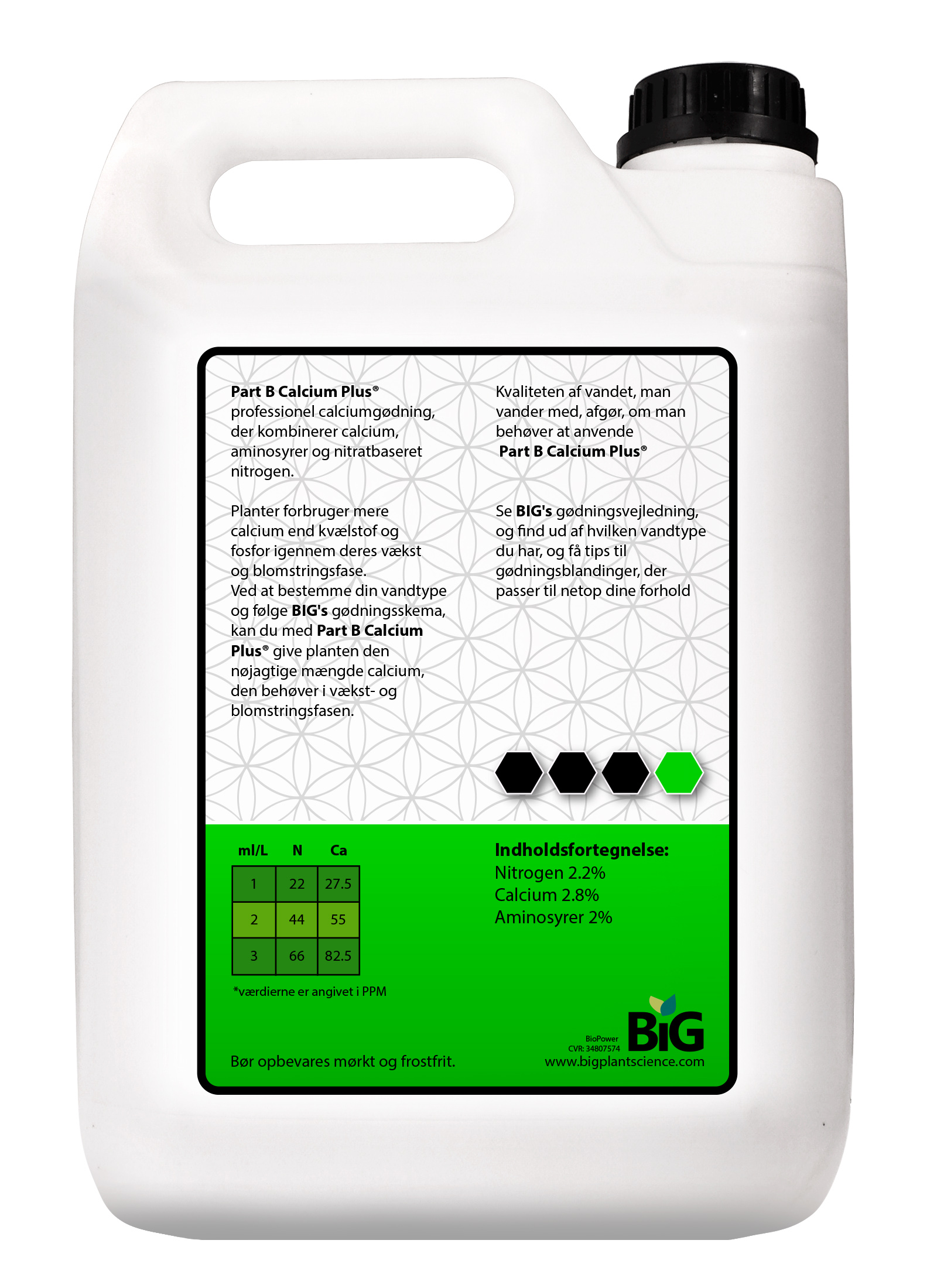 BioPower B Calcium Plus plantetilskud 5L bag