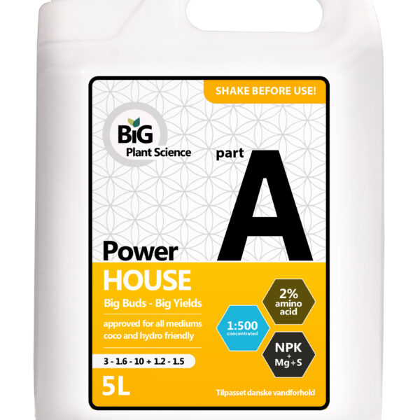 Liquid plant fertilizer for hydroponic growth BioPower A | 5L