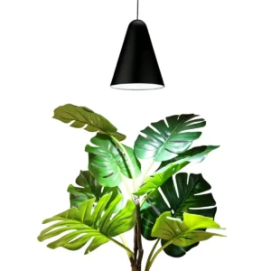 Fullspektrum odlingslampa svart hängande med LED 35Watt
