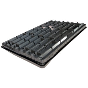 Microgreen tray with holes 48mm
