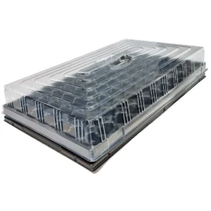 Mini greenhouse QuickPot QP77 D with sub-watering tray, lid