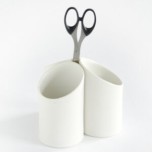Krydderurter skjuler i hvid keramik – Dansk design