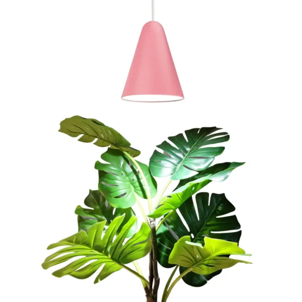 Red growth lamp pendant