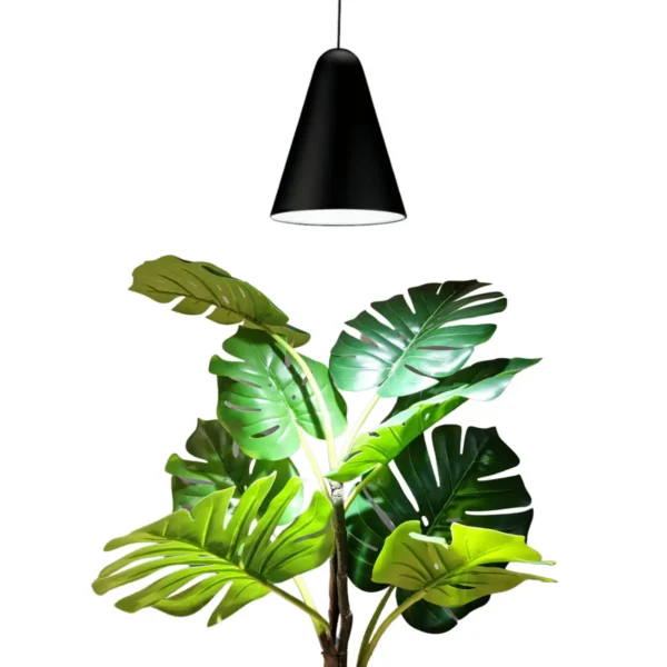 Black growth lamp pendant