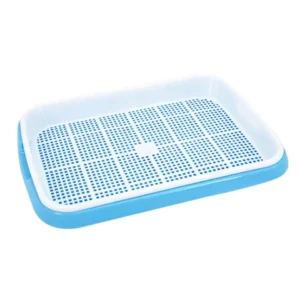 Sprouting tray set for growing microgreens Blue/white 33.7×24.5x5cm
