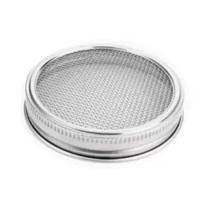 Stainless mesh lid for 86mm Mason jar