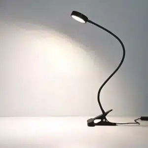 Bordlampe med plantelys og fleksibel arm, 10Watt
