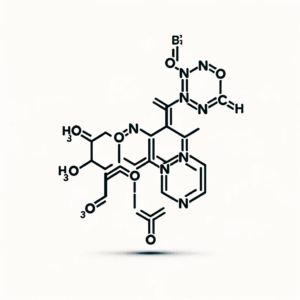 DALL-E 2024 01 30 11.41.13 A basic skeletal chemical structure of sulforaphane presented in a simple clean and minimalist style with a white background. The image should be i
