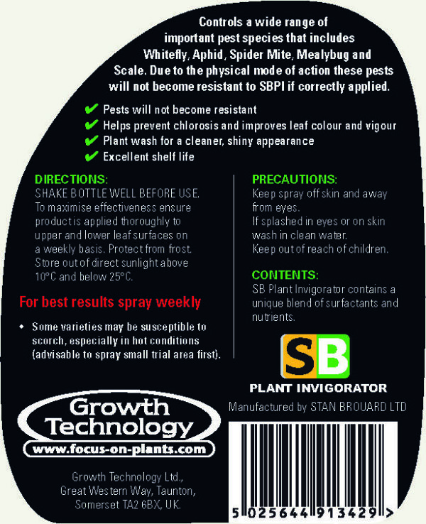 SB Plant Invigorator RTU spray - Spindemider