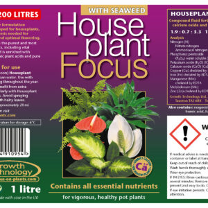 Stueplante Focus, potteplante gjødsel med tang 1L