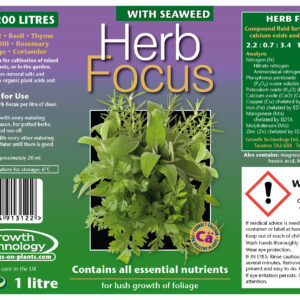 Organisk växtbaserade gödselmedel – Herb Focus 300mL