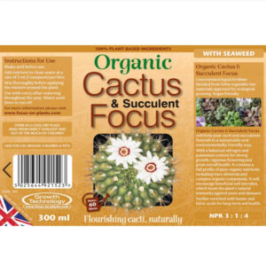 Organic Katus & Succulent Focus fertilizer 300ml