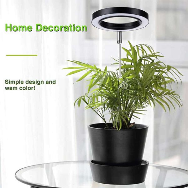 Grow light for potted plants, Black lamp
