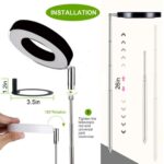 Vokselys for potteplanter, Sort lampe
