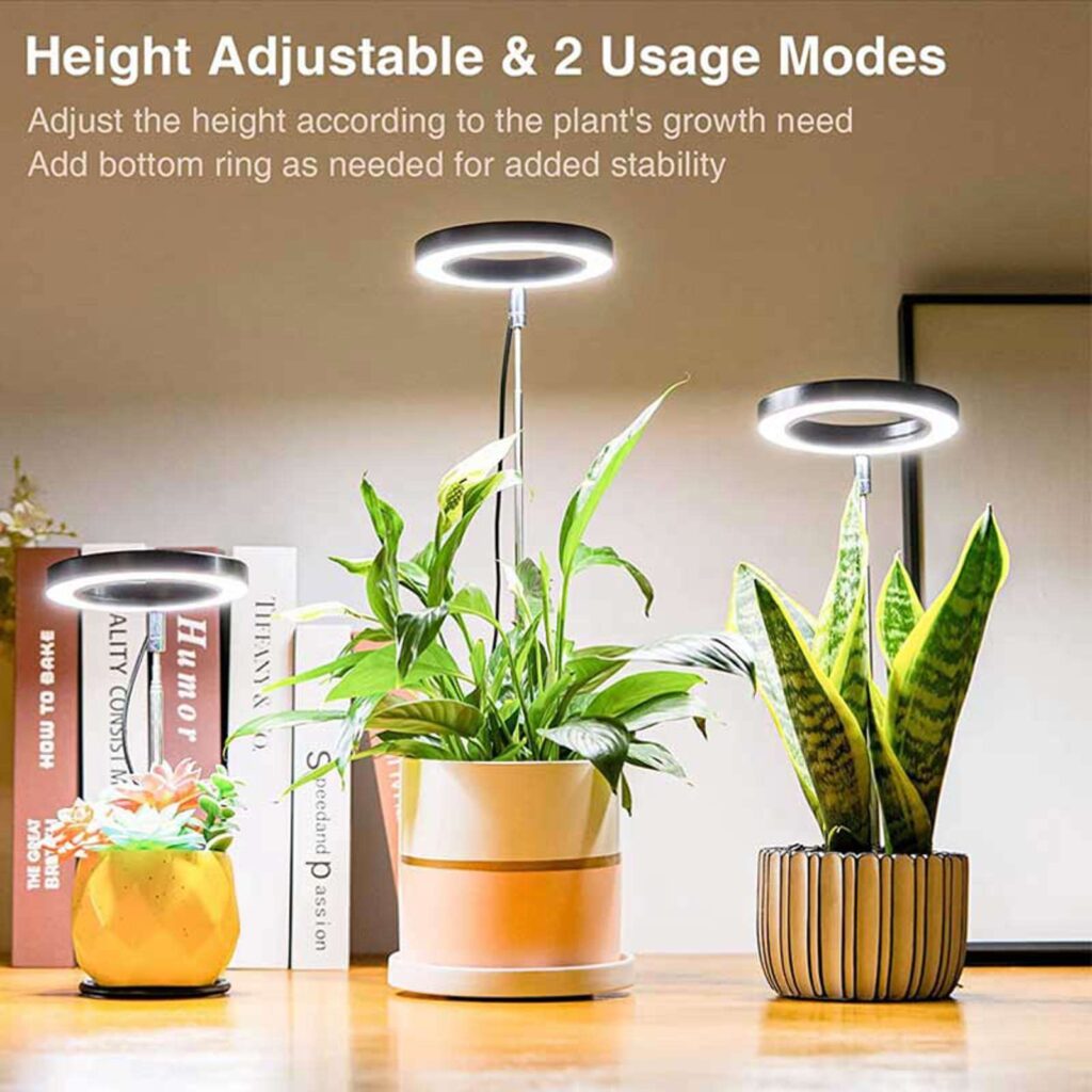 Grow light for potted plants, Black lamp