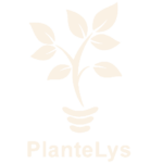 Pflanzenleuchte Logo beige