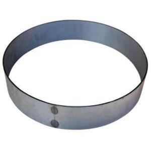 Iron ring for round mirror pool in 3 mm thick steel