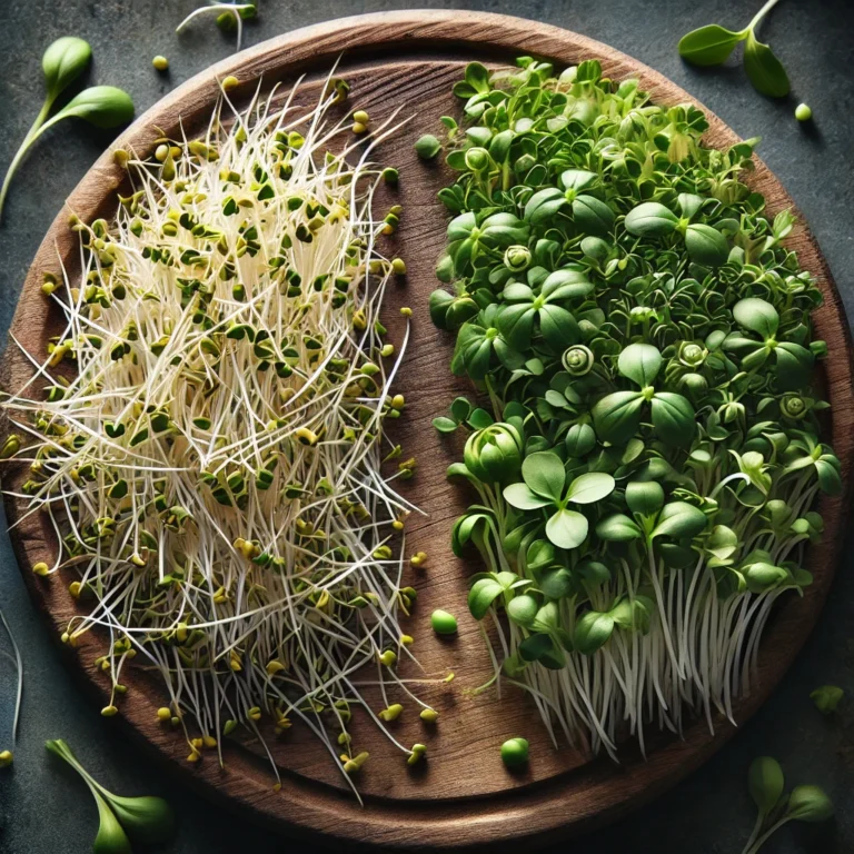 Microgreens vs Sprouts
