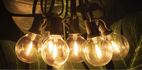 Stilfuld G40 LED lyskæde med varmt hvidt lys 3 Stilfuld G40 LED lyskæde med varmt hvidt lys - Bild 3