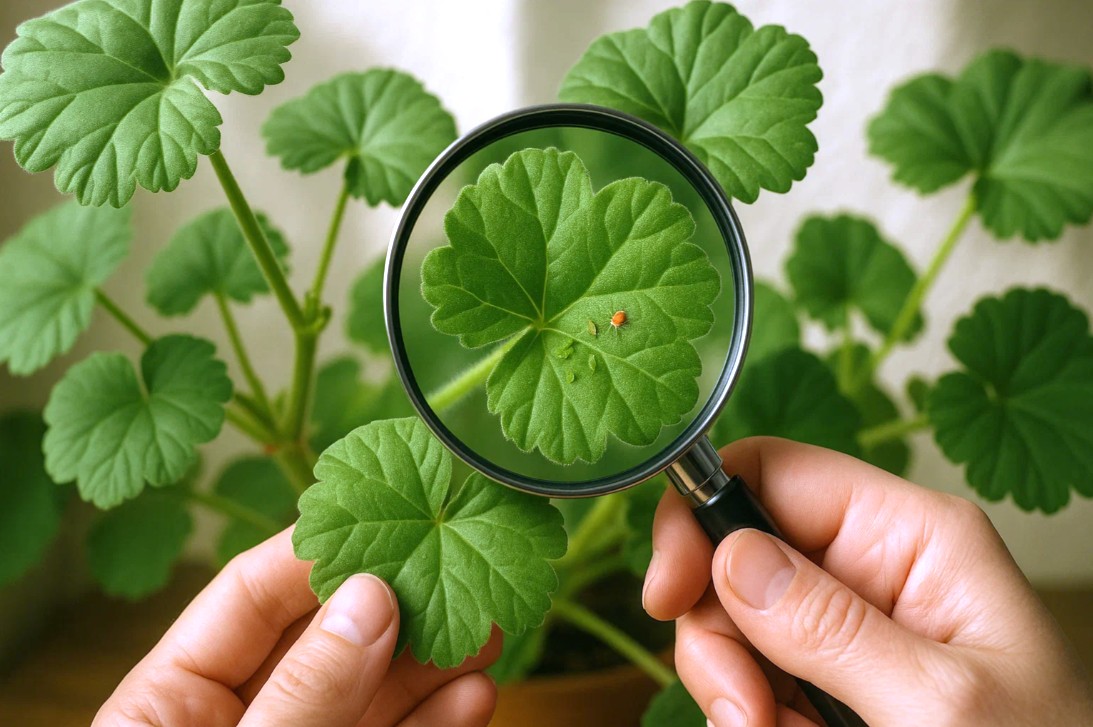 Sådan overvintre du pelargonier indendørs – guide til sunde geraniums 2 Kontrol af skadedyr på geranier