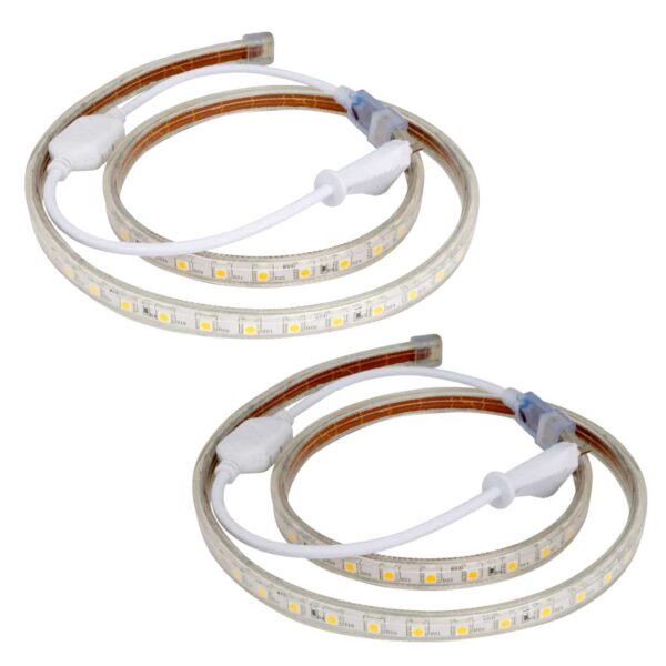 Grolys LED strips dagslys 6000K, 2M (x2)