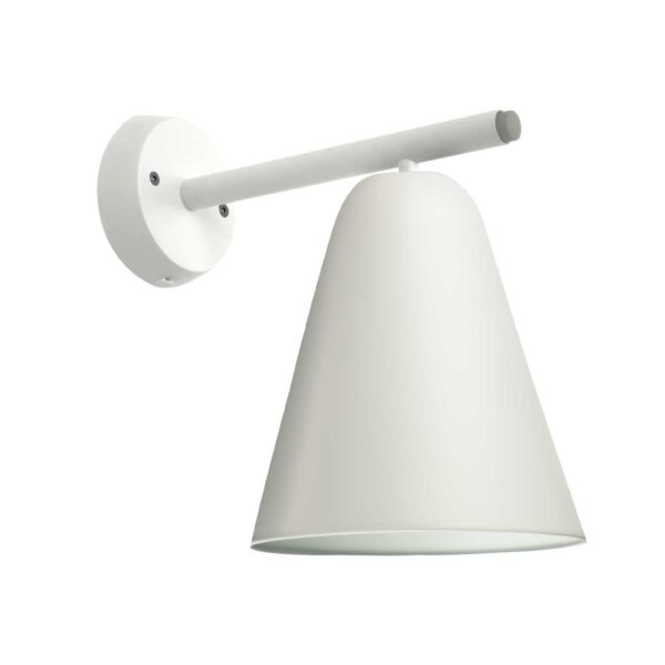 Hvid væglampe m vækstlys LED pære | dagslys