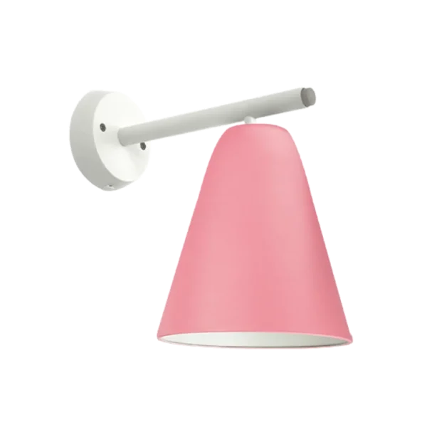 Hvid/rosa væglampe m vækstlys LED pære | dagslys