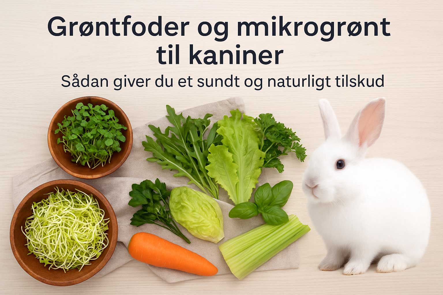 Grøntfoder til kaniner