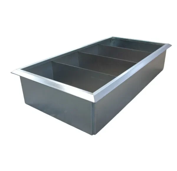 Upphöjda bäddar i galvaniserat stål för örter (med skruvkant)