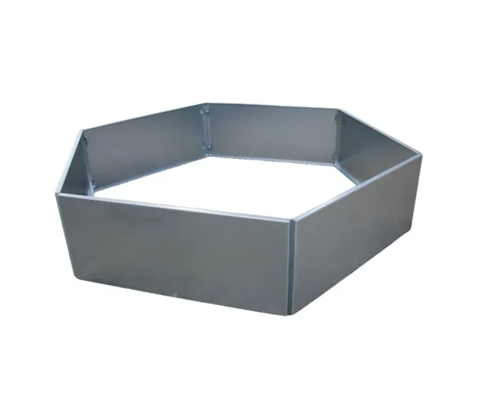 Højbede sæt galvaniseret stål (uden sneglekant)