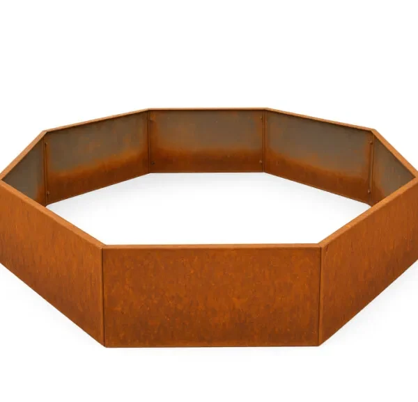 Sexkantiga upphöjda bäddar i rostfritt stål (utan skruvkant)