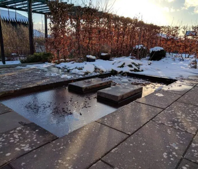 Spejlbassin 3mm stål, 120x60x10cm