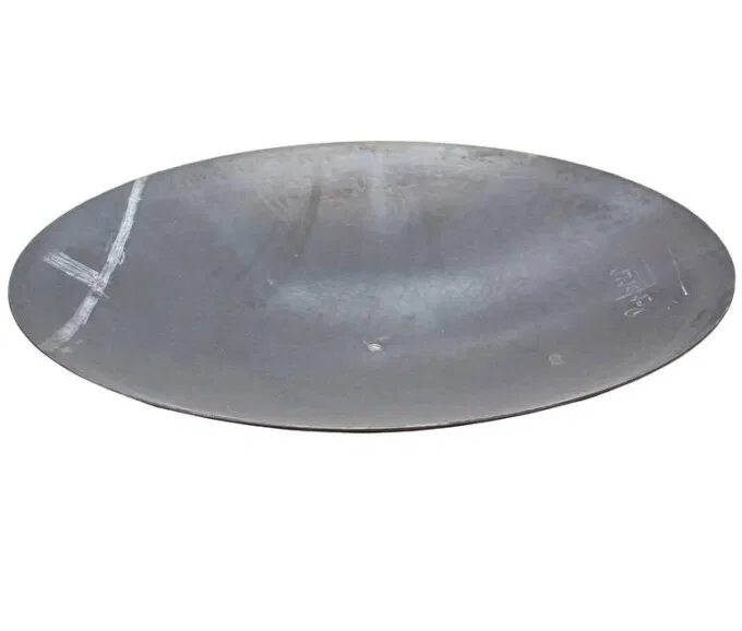 Spejlbassin Ø200 cm i Corten stål uden kant og med afløbshul