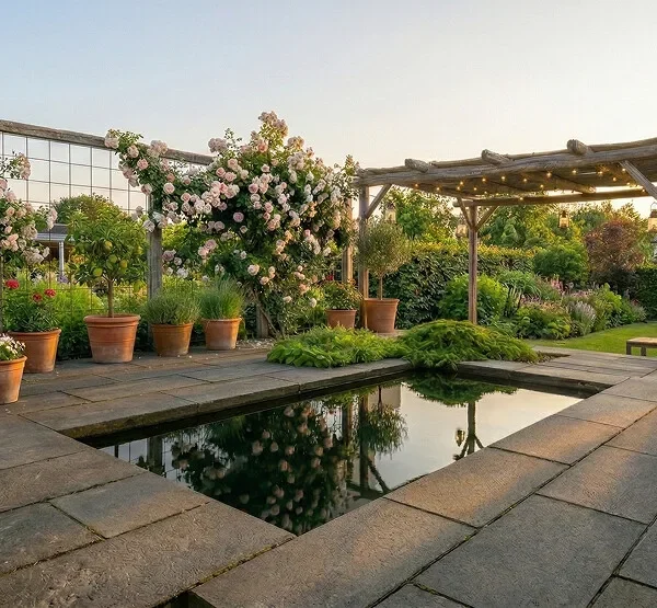 Speilbasseng 5 mm cortenstål, 120x60x10cm