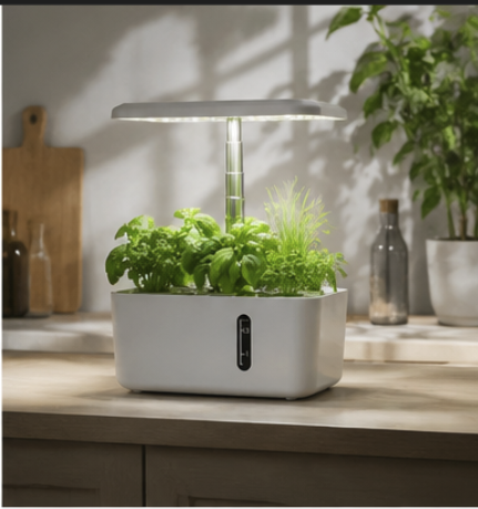Hydroponisk minigrönsaksodling 1 Grönsaksodling inomhus