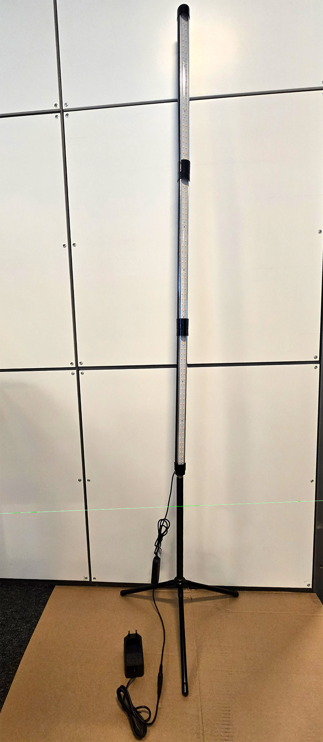 T8 Stående LED Grolys 30-120cm 40Watt 3 stående grolys