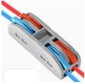Plantelys 15 2-vejs ledningssamlemuffe 32A 250V – 0,08–4,0 mm²
