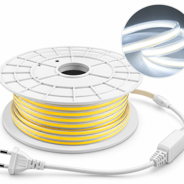 Plantelys 19 230V COB LED bånd – 6000K – 1M | IP65